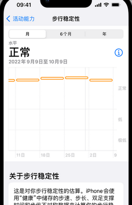 容县iPhone手机维修如何在iPhone开启'步行稳定性通知'