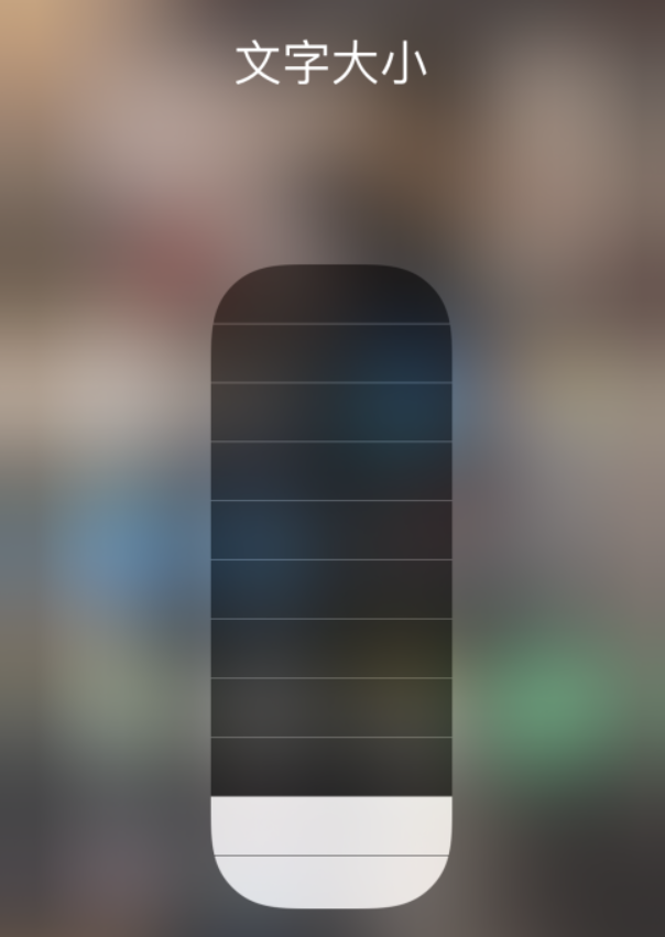容县苹果手机维修分享小技巧：在 iPhone 控制中心快速调节字体大小 
